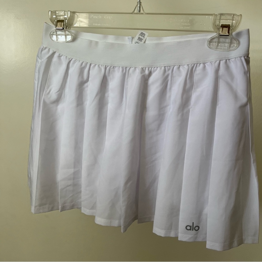 Pleated Tennis 🎾 Skirt in White
